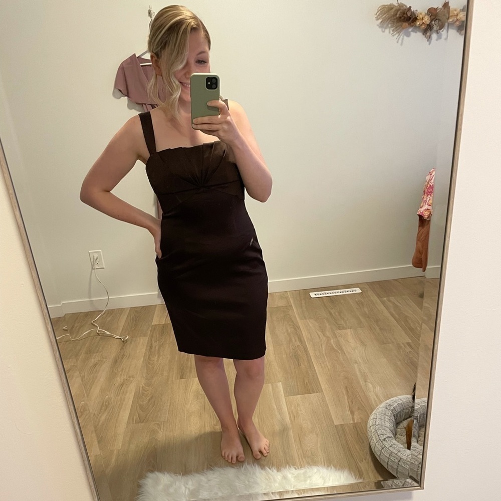 Maggy London Square Neck Dress